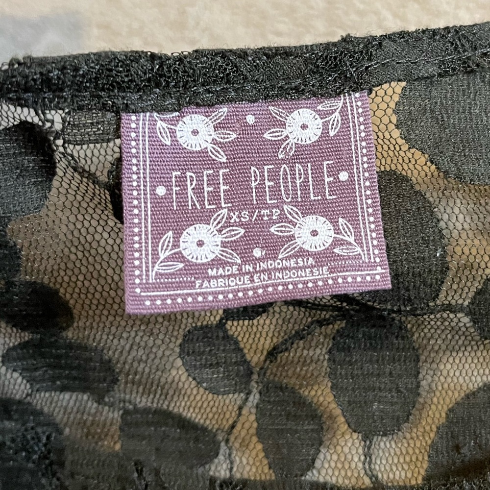 Free People Y2K Lace Tee - Picture 4 of 7